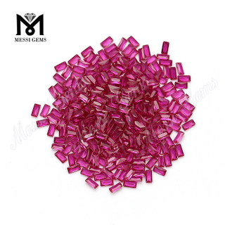 Rosso rubino all'ingrosso 2 x 4 mm 5 # perline di corindone rubino