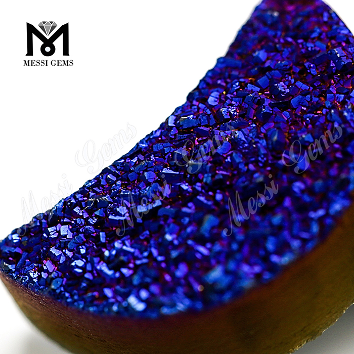 All'ingrosso Custom Design Ametista Luna Druzy Pietra Naturale Agata Druzy