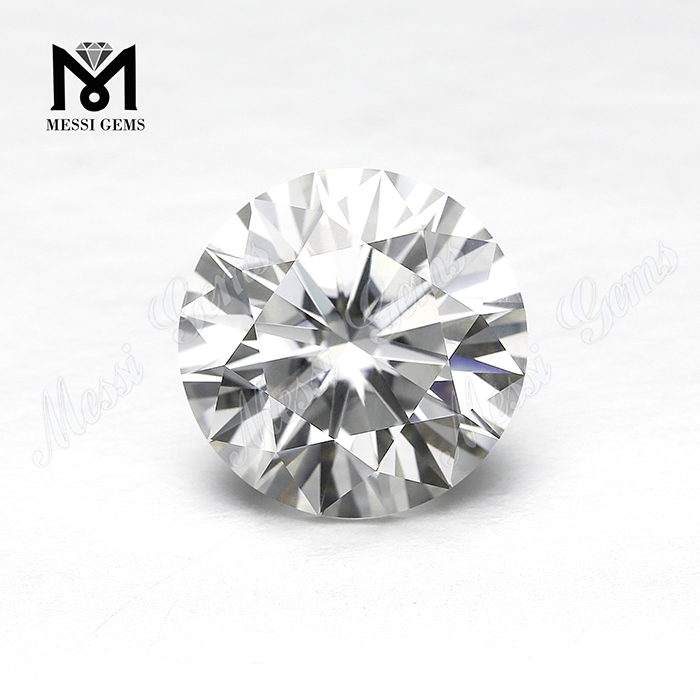Diamante moissanite brillante Moissanite taglio rotondo 9,0 mm DEF Colore