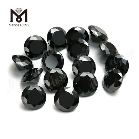 Diamante moissanite sciolto di piccole dimensioni 1-3mm diamante nero moissanite tondo taglio brillante