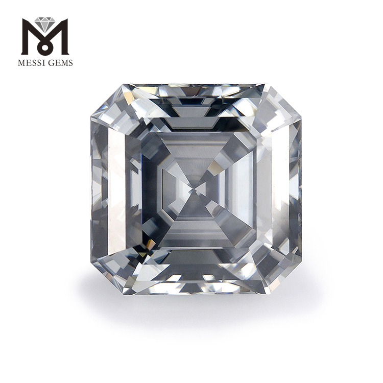 10 * 10mm Asscher taglio moissanite diamante prezzo all'ingrosso moissanite sintetica