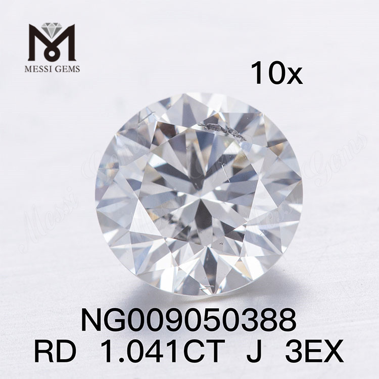 1.041ct J SI1 pietra bianca Lab Grown Diamond I SI EX Cut