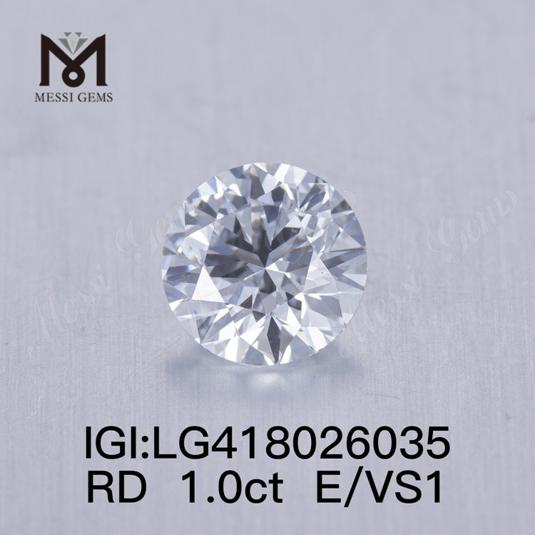 Diamante coltivato in laboratorio EX VG da 1,0 CT E/VS1