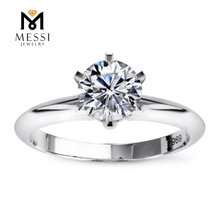 Lab Diamond Engagement Ring 10K 14K 18K White Gold HPHT CVD gioielli con diamanti Lab Grown Diamond Ring