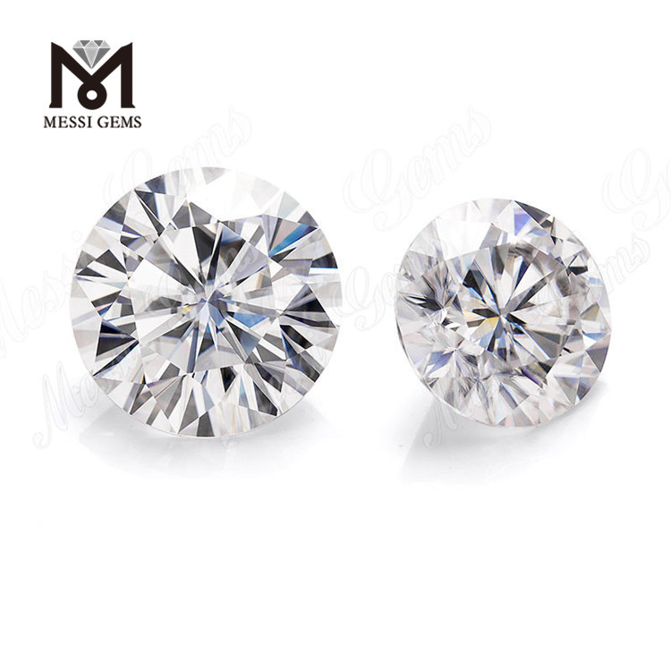 Diamante moissanite GRA 14mm Diamante sciolto di forma rotonda