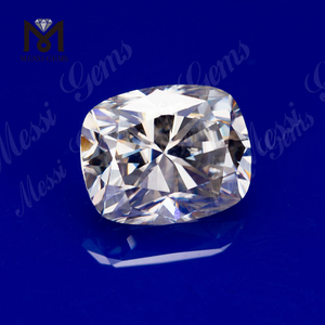 pietre preziose sciolte 8x10mm Taglio a cuscino EF White Wuzhou Moissanite prezzo per carato
