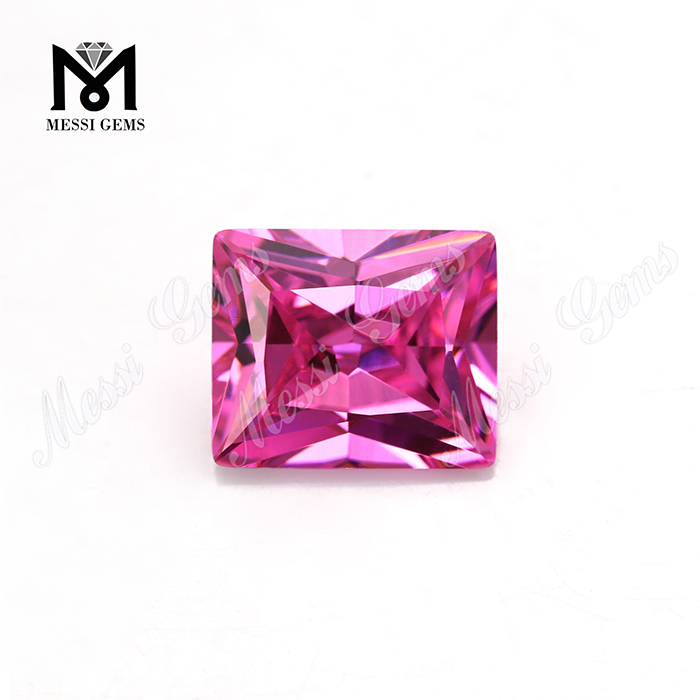 Prezzo di fabbrica Pietra allentata di grandi dimensioni 10 * 12mm con zirconi rosa