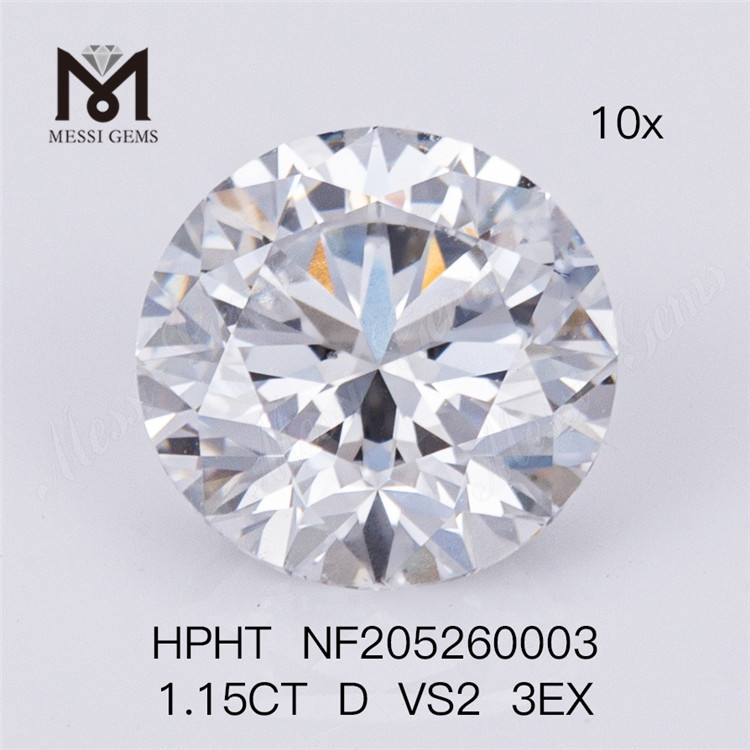 1,15 carati D VS2 3EX Prezzo di fabbrica Diamante rotondo brillante coltivato in laboratorio